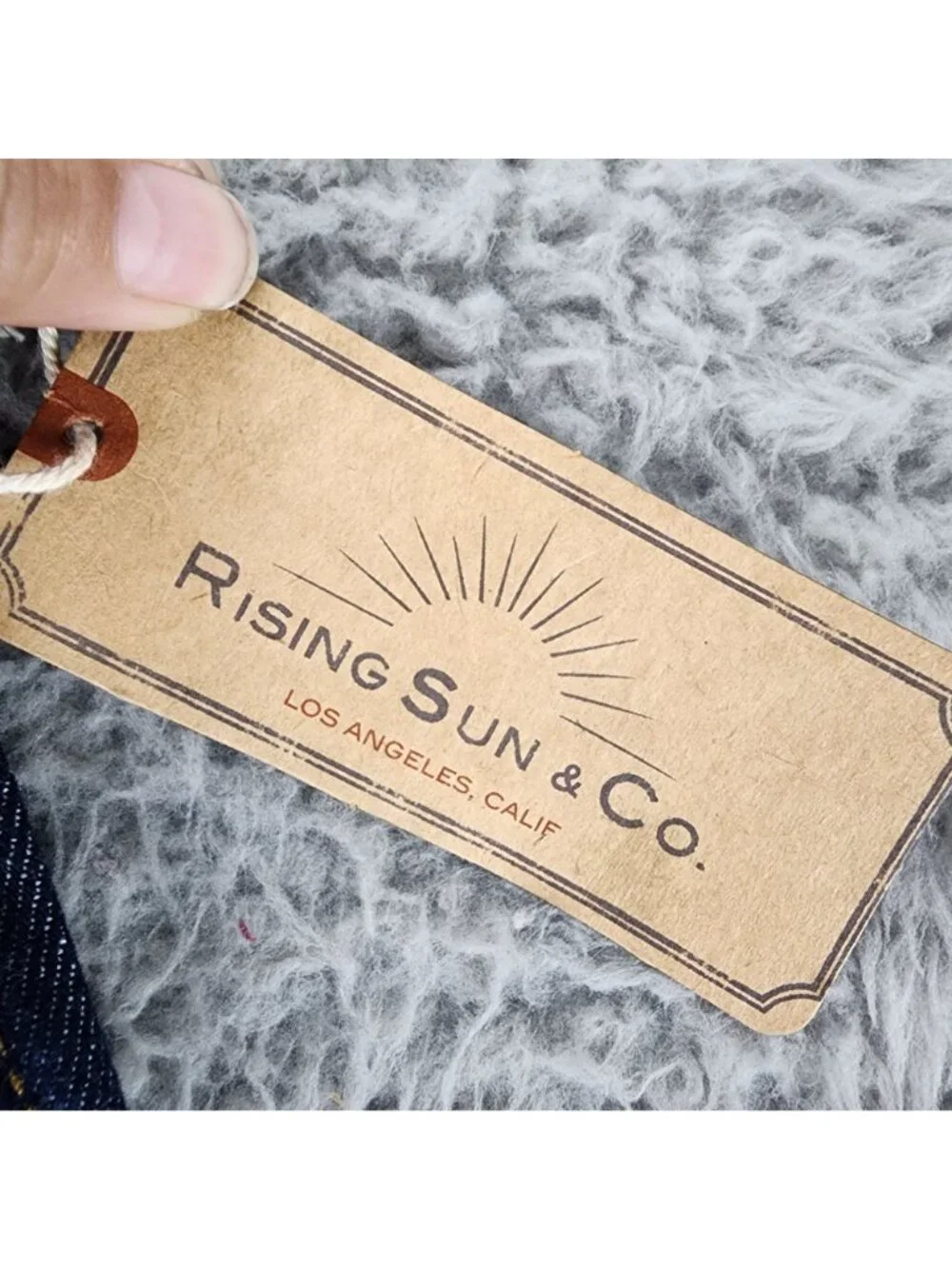 Rising Sun & Co Jeans Mens 30x34 Blue Stretch Mid Rise Slim Repreve *NWT*